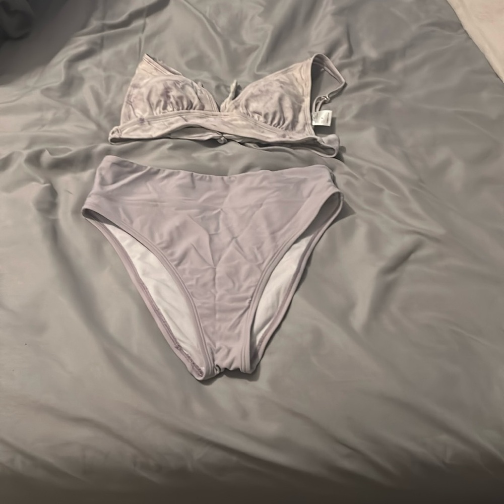 light purple colored bikini